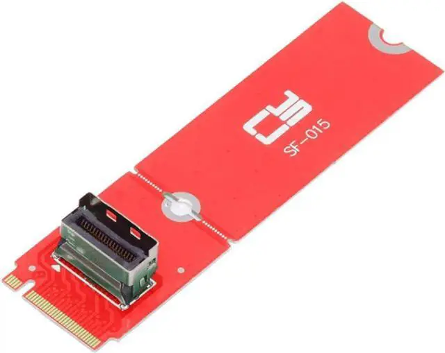 Main image of PCIe 5.0 M.2 M-Key to MCIO Adapter Card, Mini Cool Edge IO Female Converter for 2230 2280 NVMe SSD