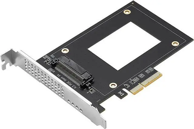 Main image of IO-PCE8639A-U2 PCIe 4.0 x4 to U.2 SFF-8639 Expansion Card, 7000MB/s Adapter for 2.5" NVMe SSD, Bus Powered for Server & Workstation