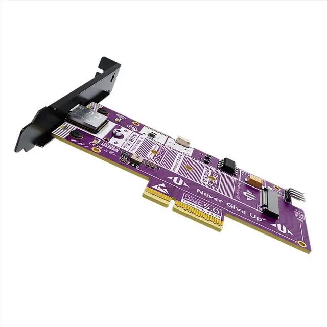 Main image of P560RPO PCIe 5.0 x16 to M.2 NVMe SSD Adapter Card, 128Gbps 10000MB/s with Aluminum Heatsink