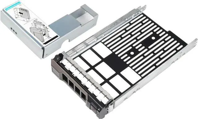 Main image of 3.5" F238F Hard Drive Caddy with 2.5" to 3.5" Adapter, Compatible with Dell PowerEdge Servers