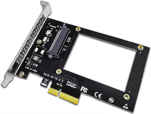 Main image of SFF8639 U.2 to PCIe 3.0 x4 Adapter Card, Supports U.2 NVMe SSD, No Extra Power Required