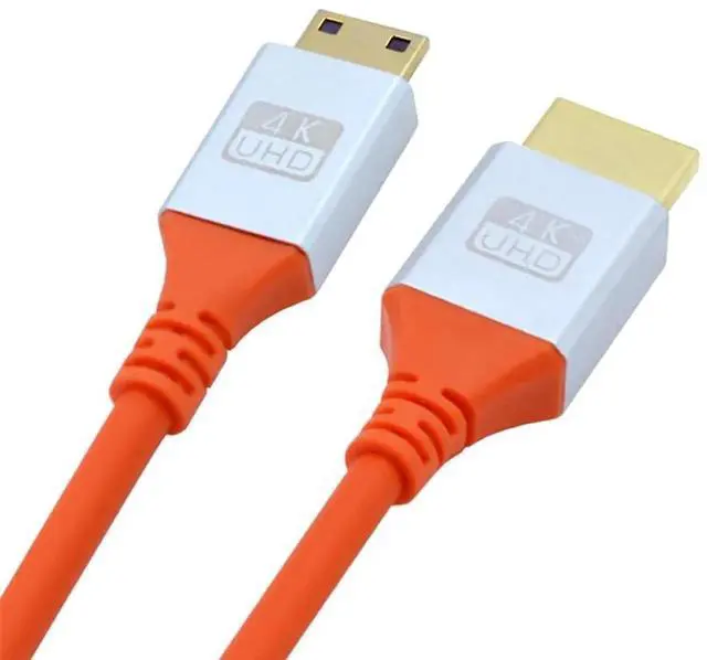 Main image of 100cm Super Flexible Mini HDMI to HDMI Cable, 4K High Speed Type-A Male to Male Cord for Computer & HDTV