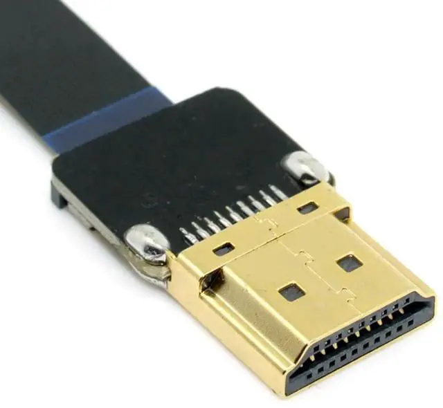 Alt view image 3 of 7 - 0.5M FPC Flat HDMI Type A Male to Male Cable for FPV Multicopter Aerial Photography