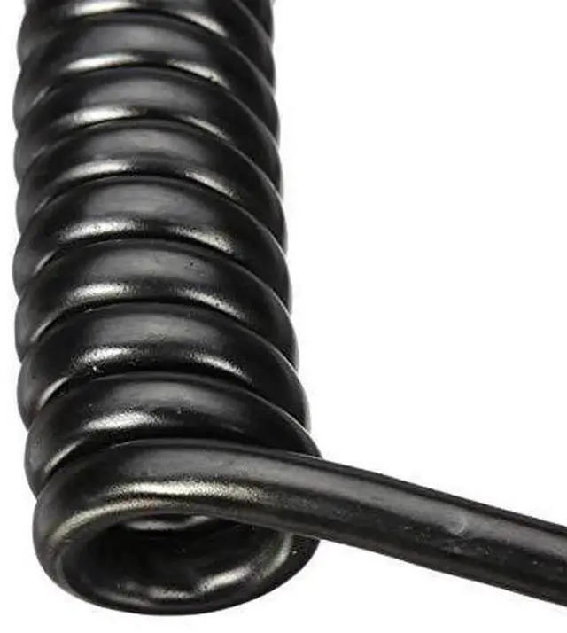 Alt view image 7 of 7 - 90 Degree Right Angle Coiled Micro HDMI to HDMI Male Cable for Phone, Tablet & Camera