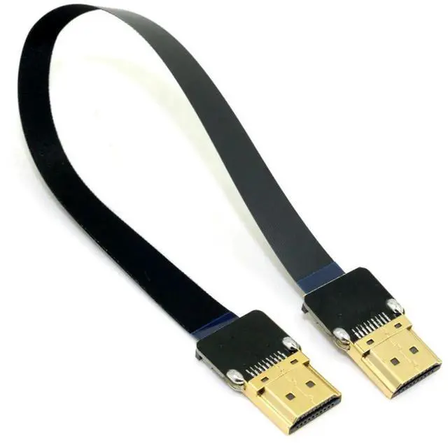 Alt view image 4 of 7 - 0.2M FPC Flat HDMI Type A Male to Male Cable for FPV Multicopter Aerial Photography