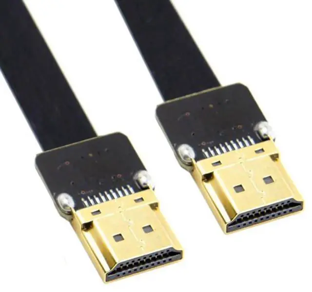 Alt view image 5 of 7 - 0.2M FPC Flat HDMI Type A Male to Male Cable for FPV Multicopter Aerial Photography