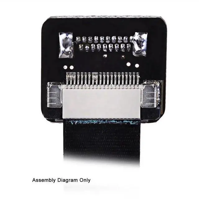 Alt view image 5 of 7 - 0.2M 90° Right Angled FPC Flat HDMI Type A Male to Male Cable for FPV Multicopter Aerial Photography