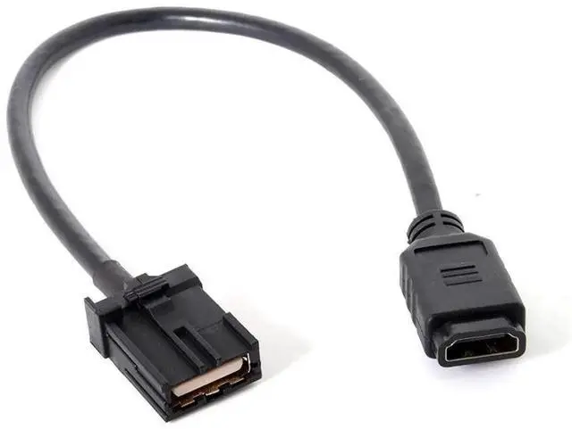 Main image of 0.3m High Speed HDMI 1.4 Cable, Automotive Grade Type E Male to Type A Female Connector for Car Audio Video System