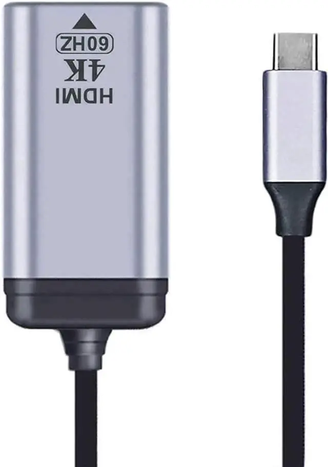 Alt view image 7 of 7 - USB-C to HDMI Adapter Cable, 4K@60Hz 1080P, Type C Male to HDMI Female Converter for Phone, Tablet & Laptop