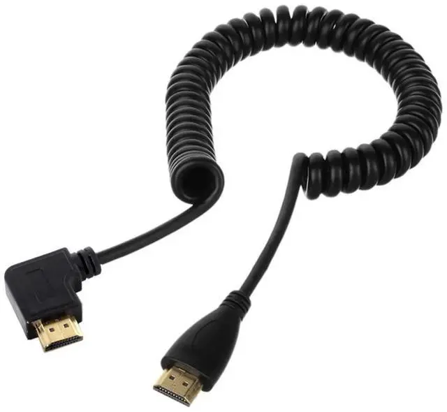Alt view image 5 of 7 - 1.2M 90° Right Angled HDMI 1.4 Extension Cable, 4K@60Hz Flexible HDMI to HDMI Cord
