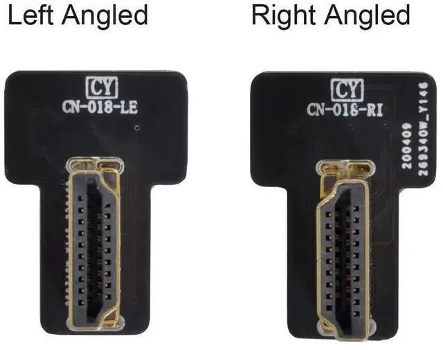 Alt view image 3 of 4 - 20CM 90° Right Angled FPC Flat HDMI Male to Female Extension Cable for Camera, HDTV, Multicopter & Aerial Photography