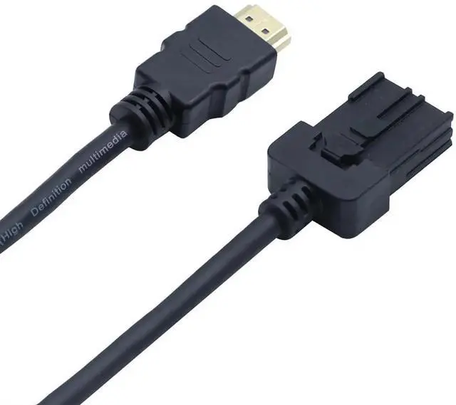 Alt view image 5 of 5 - 2M Automotive HDMI Cable, Type E Male to Type A Male, HDMI 2.0 4K Ultra HD Anti-Vibration High Speed AV Cord for Car Multimedia