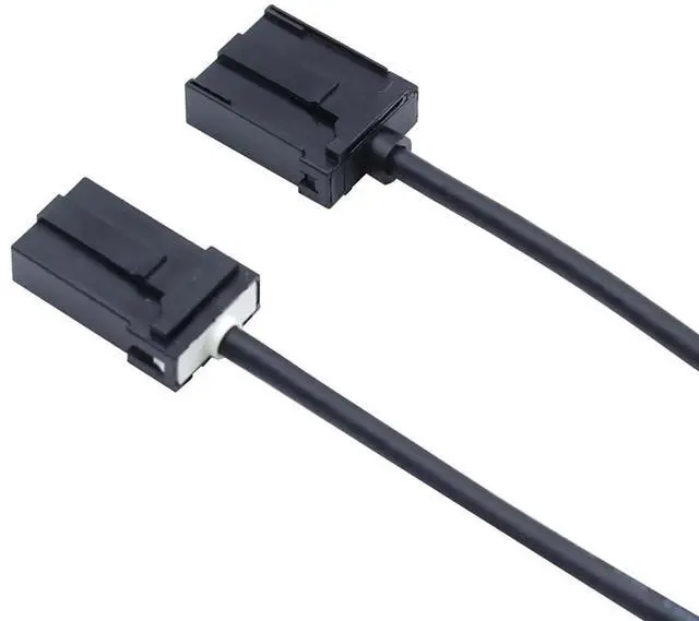 Alt view image 5 of 6 - 1M Car HDMI E-Type 19P Male to A-Type 19P Female Cable, HDMI 1.4 30AWG 4K Anti-Vibration Cord with ABS Housing