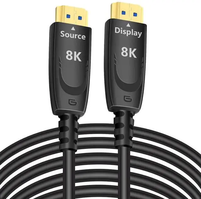 Main image of DTECH 100ft Fiber Optic HDMI 2.1 Cable, 48Gbps 8K@60Hz 4K@120Hz, HDR eARC HDCP, Long Cord for Fire TV, Soundbar, PS5, PS4, Xbox, 240Hz Monitor, Blu-ray Player