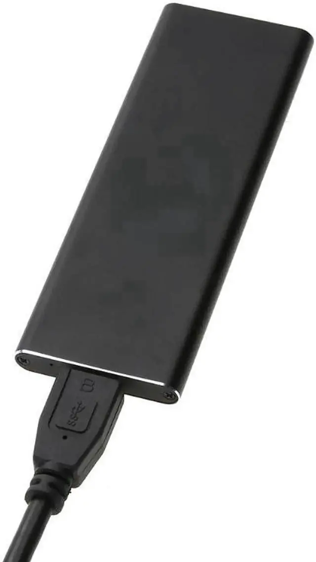 Alt view image 2 of 3 - M.2 NGFF SATA SSD to USB 3.0 External Enclosure, Portable M2 SATA Adapter Storage Case with Installation Screwdriver for NGFF SATA Solid State Drive