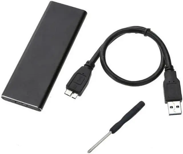 Main image of M.2 NGFF SATA SSD to USB 3.0 External Enclosure, Portable M.2 SATA Adapter Storage Case with Installation Screwdriver for NGFF SATA Solid State Drive