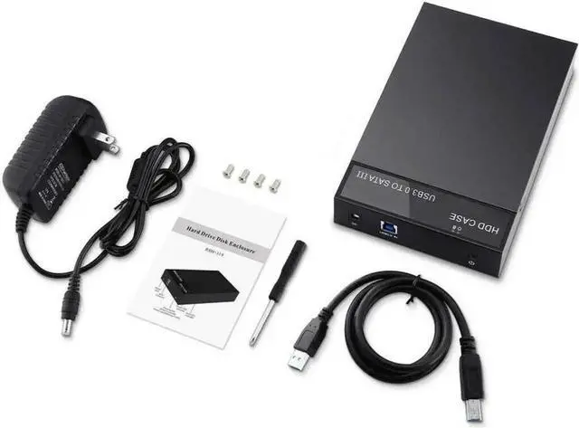 Alt view image 4 of 7 - 2.5" & 3.5" SATA HDD Docking Station, SATA to USB 3.0 External Hard Drive Enclosure