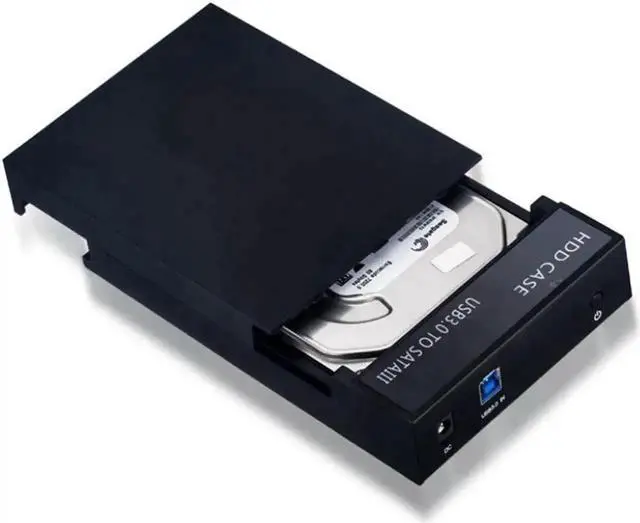 Alt view image 3 of 7 - 2.5" & 3.5" SATA HDD Docking Station, SATA to USB 3.0 External Hard Drive Enclosure