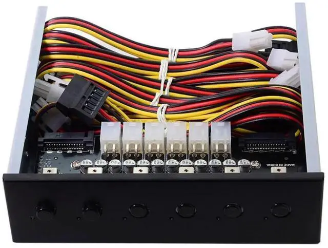 Main image of 6-Way HDD SSD Intelligent Power Control Switch, 5.25-inch Optical Drive Bay Installed Hard Disk Power Management System