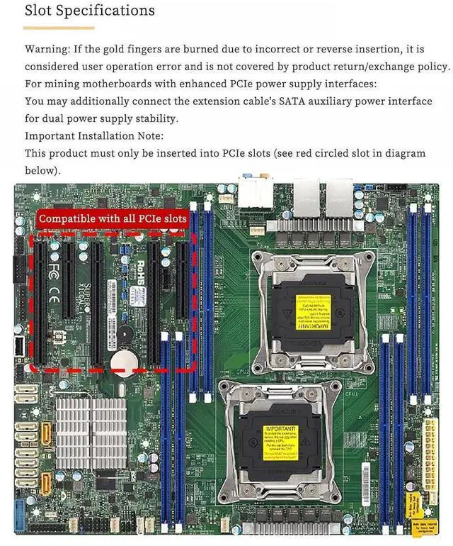 Alt view image 4 of 5 - 30cm 90 Degree PCIe 3.0 X1 Riser Extension Cable, Flexible PE PCI-E X1 to X1 Cord with Gold-Plated Terminals for NIC, Sound Card and Low-Power GPU
