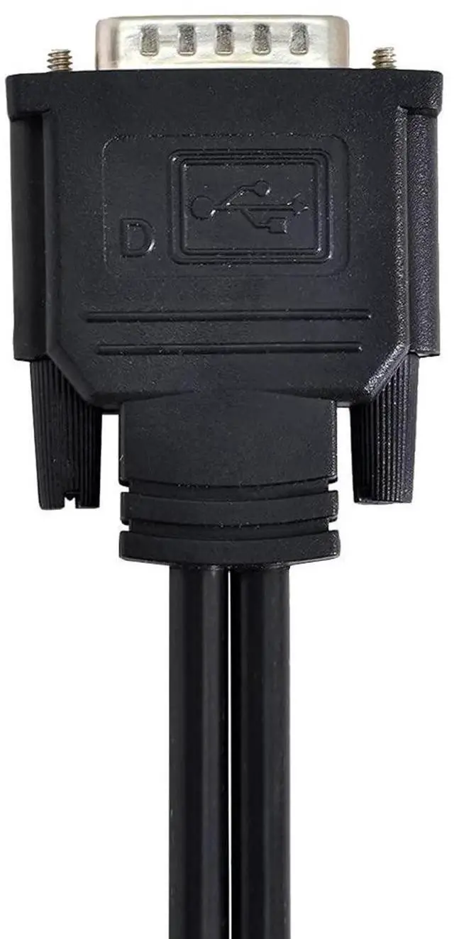 Alt view image 6 of 6 - DMS-59 to Dual VGA Splitter Cable, DMS59 1-in-2-out Video Cord for Graphics Card Dual VGA Monitor Connection