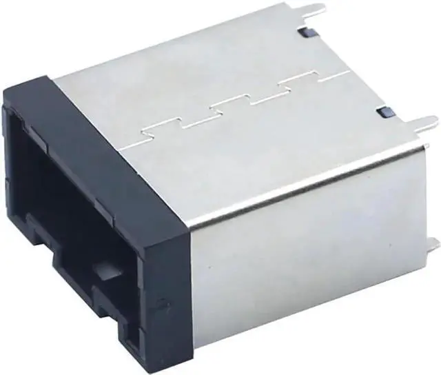 Alt view image 4 of 6 - 180° Straight Type-E 19Pin Female Board-Mount Adapter, 8K HDMI-Compatible Anti-Vibration Connector for Automotive & Industrial Use