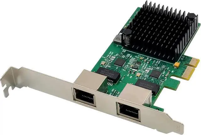 Alt view image 4 of 7 - Dual Port 2.5G PCIe X1 Network Card with Realtek RTL8125B Chip, 2.5G/1G/100Mbps RJ45 Ethernet NIC PCI Express LAN Adapter for Desktop PC NAS Router