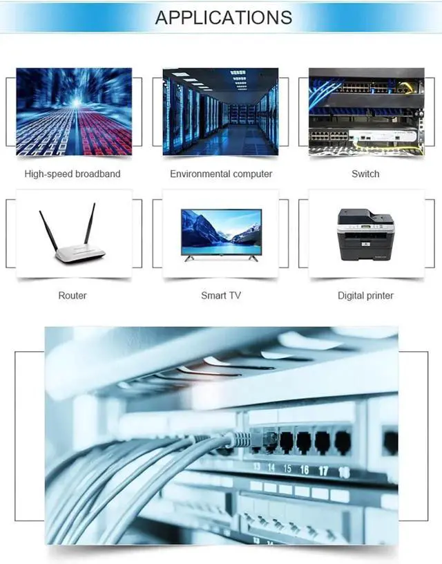 Alt view image 5 of 7 - Dual-Port 2.5G PCIe X1 NIC Bundle | Realtek RTL8125B 2500Mbps RJ45 Ethernet Adapter + 2PCS Cat8 STP Shielded Ethernet Cable, Supports 2.5G/1G/100Mbps for Gaming PC NAS Router