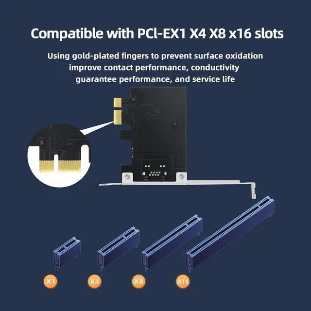 Alt view image 7 of 7 - Single-Port PCIe X1 Gigabit NIC, Realtek RTL8111H RJ45 10/100/1000Mbps Ethernet Adapter with Full & Low Profile Brackets for Desktop PC and Entry Server
