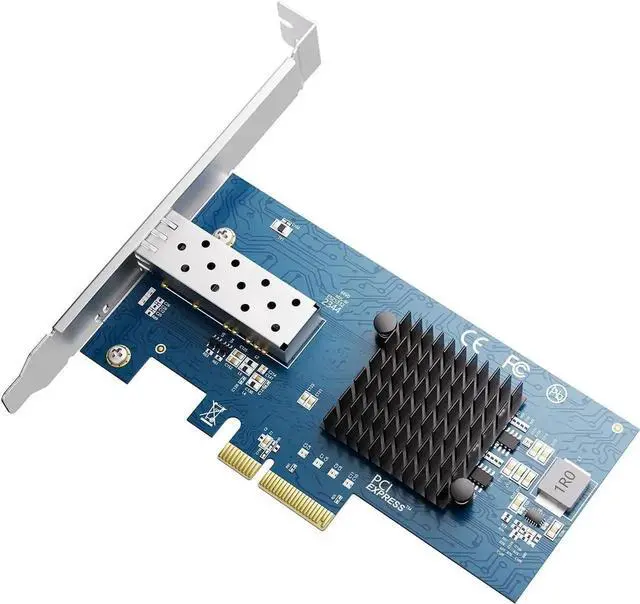 Main image of X520-DA1 Single Port 10G SFP+ PCIe 2.0 x8 NIC, Intel 82599EN Controller Open SFP+ 10Gbps Fiber Ethernet Adapter, Full & Low Profile Brackets for Windows Server Linux VMware ESXi