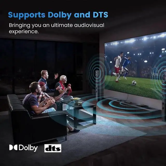 Alt view image 5 of 6 - 5 in 1 Out HDMI 2.0 Switch with IR Remote, 18Gbps 4K@60Hz HDMI Selector Box, HDR10 Dolby Vision Dolby Atmos HDCP2.2 for PS5 PS4 Xbox Nintendo Switch Roku Fire Stick HDTV