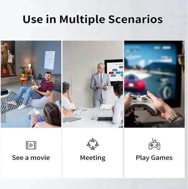 Alt view image 4 of 7 - OZ8Q3-1 3 in 1 Out HDMI2.1 Switch with Built-in Pigtail Cable, 48Gbps 8K@60Hz HDR HDCP2.3 HDMI Selector for Game Consoles Fire Stick HDTV Monitor
