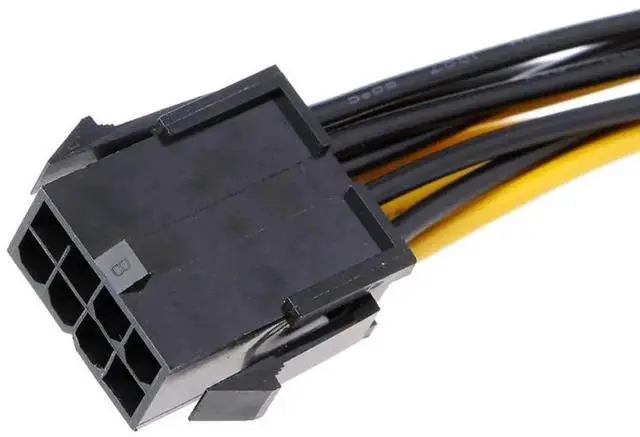 Alt view image 3 of 7 - PCI-E 8 Pin to 2 x 8(6+2) Pin GPU Power Splitter Extension Cable, PCIe 8Pin to Dual 6Pin / 8Pin Graphics Card Power Extension Wire