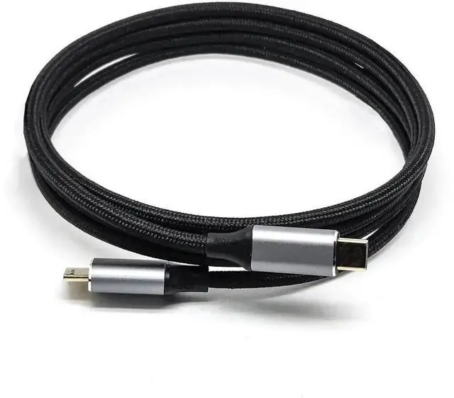 Alt view image 4 of 7 - USB Micro B to USB Type-C Cable 1.5M/4.9FT, 10Gbps High Speed Data & 3A Fast Charging Nylon Braided Cord, Compatible with MacBook, iPad, Galaxy S24, Laptop, External Hard Drive, Black