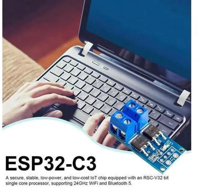 Alt view image 3 of 4 - MOSFET Trigger Switch Drive Module, DC 5V-36V PWM Electronic Switch Control Board, 0-20KHz Frequency Adjustment for Lamp Brightness, Motor Speed Regulation