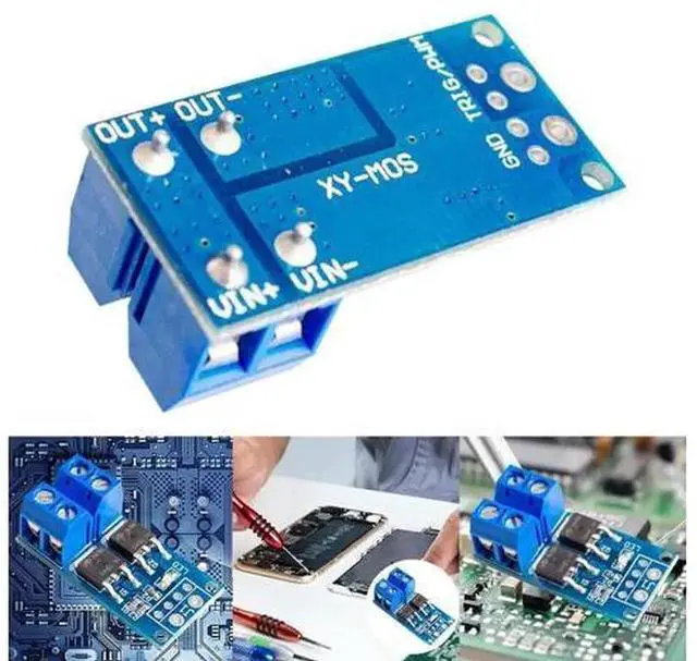 Alt view image 4 of 4 - MOSFET Trigger Switch Drive Module, DC 5V-36V PWM Electronic Switch Control Board, 0-20KHz Frequency Adjustment for Lamp Brightness, Motor Speed Regulation