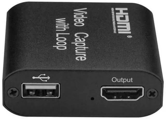Alt view image 5 of 7 - 4K HDMI Capture Card USB 2.0, 1080P Video Grabber with HDMI Loop Out, Game Capture Recording Device for Live Streaming, Compatible with PS4, Xbox One, iOS Phone, HDV, YouTube Broadcast