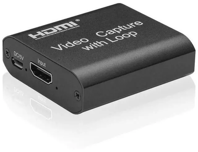 Alt view image 6 of 7 - 4K HDMI Capture Card USB 2.0, 1080P Video Grabber with HDMI Loop Out, Game Capture Recording Device for Live Streaming, Compatible with PS4, Xbox One, iOS Phone, HDV, YouTube Broadcast