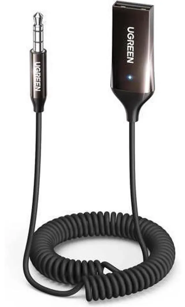 Main image of UGREEN Bluetooth 5.4 Aux Audio Receiver, USB Powered 3.5mm Bluetooth Adapter with Built-in Mic, Wireless Aux Input Kit for Hands-Free Calling, Compatible with Car Stereo & Home Audio Speakers