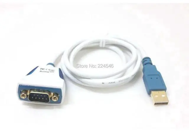 Main image of High Performance USB to RS232 Converter 1M, USB-A to DB9 Male Serial Adapter Built-in FTDI FT232R Chip, US232R-100-BULK USB to RS232 COM Port Serial Cable for Industrial Equipment