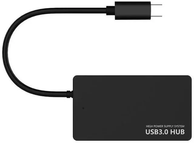 Alt view image 4 of 7 - USB-C Hub Adapter, Type C to 4-Port USB 3.0 Data Converter, Portable Multiport USB Hub Compatible with MacBook, MacBook Pro, iMac, Chromebook, Pixelbook, XPS, Samsung S9 S8 and More USB-C Devices
