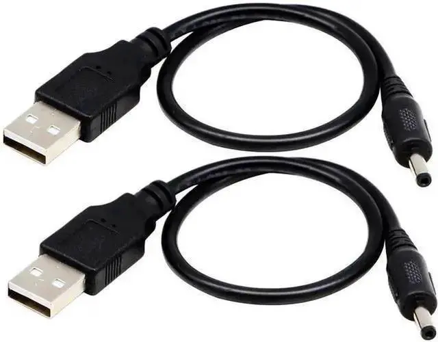 Alt view image 5 of 7 - 2 Pack USB 2.0 A Male to DC 3.5x1.35mm Male Power Cable 28CM, 11 Inch DC Barrel Jack Charging Cord, 5V USB to DC Power Adapter for Tablet, Electronic Dog, Access Control Attendance System