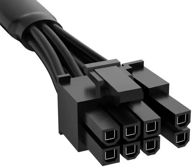 Alt view image 7 of 7 - PCIe Modular GPU Power Cable for MSI PSU, 8 Pin Male to 6+2 Pin Male Braided Extension Cord, 18AWG 10A 65CM(25.6 Inch), Compatible with MSI MAG A750GL A850GL Power Supply