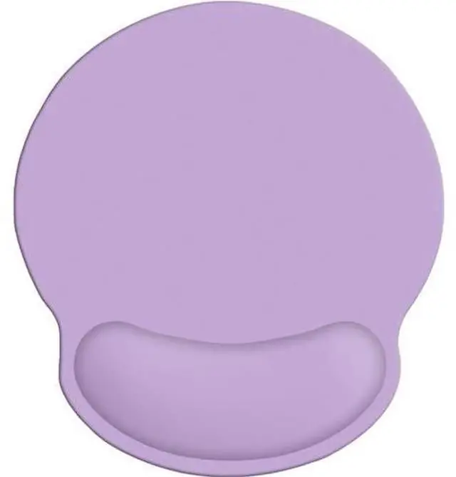 Main image of Ergonomic Mouse Pad with Wrist Support, Comfort Gaming Mouse Mat, Non-Slip PU Base for Computer Laptop Home Office, Purple