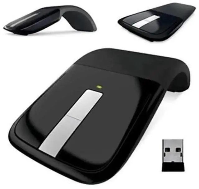 Main image of 2nd Generation Arc Touch Wireless Mouse, Portable Foldable Bluetooth Mice Compatible with Microsoft Arc Touch for Laptop, Notebook, Desktop
