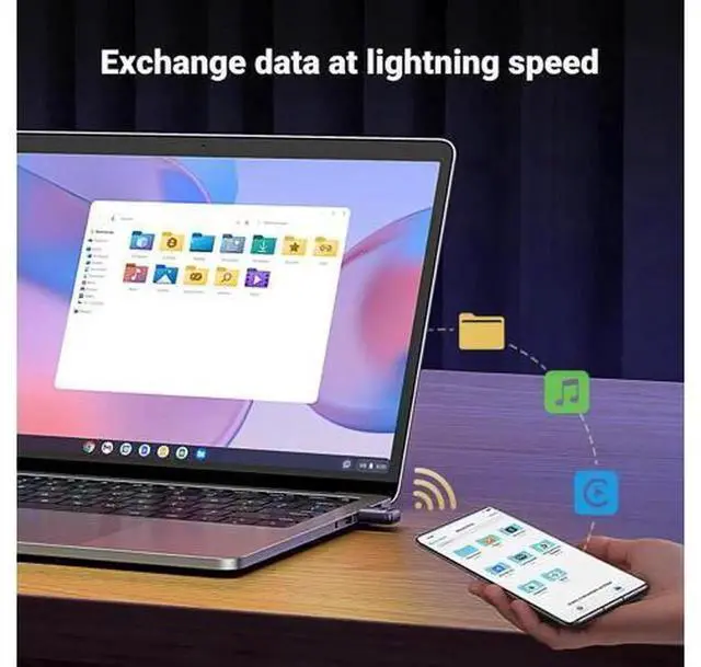 Alt view image 6 of 6 - UGREEN Bluetooth 5.4 USB Adapter for PC, Plug & Play Bluetooth Receiver Transmitter Dongle Compatible with Windows 11/10/8.1, Connect Wireless Keyboard, Mouse, Headphones, Speakers and Bluetooth Audio