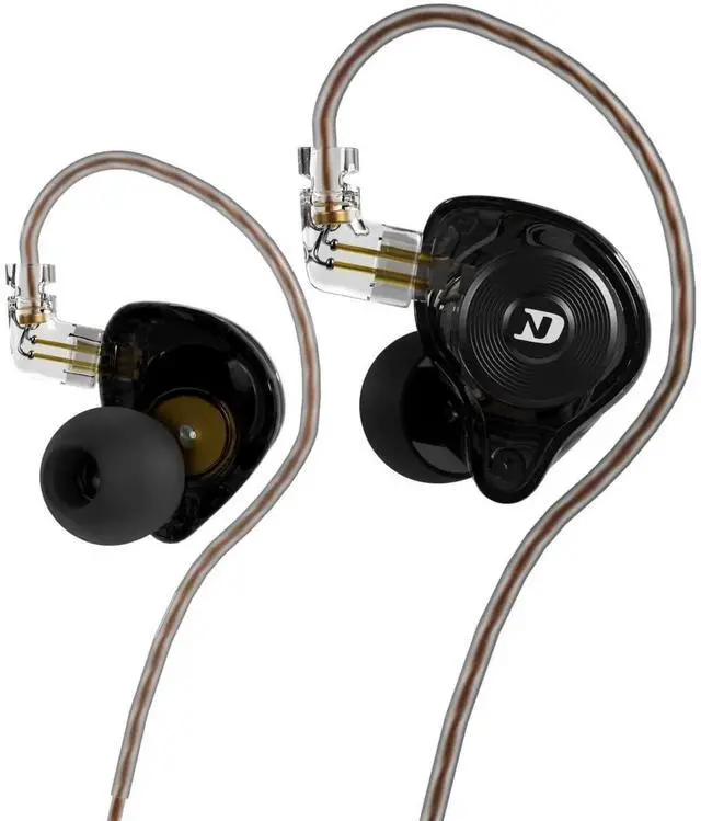 Main image of ND Leo IEM In Ear Monitor Earbuds, 10mm Custom Dynamic Driver Wired Earphones, Dual-Mode Tuning for Music & Gaming, HiFi In-Ear Headphones for Gamers, Musicians, Singers, DJ Stage Monitoring