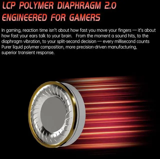 Alt view image 5 of 7 - ND Leo IEM In Ear Monitor Earbuds, 10mm Custom Dynamic Driver Wired Earphones, Dual-Mode Tuning for Music & Gaming, HiFi In-Ear Headphones for Gamers, Musicians, Singers, DJ Stage Monitoring
