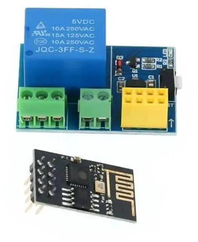 Alt view image 4 of 7 - ESP8266 Relay Module, WiFi Smart Remote Control Switch with ESP-01S Module, Wireless Relay Controller, DIY Smart Socket Board, Mobile App Remote On/Off Control for Home Automation Projects