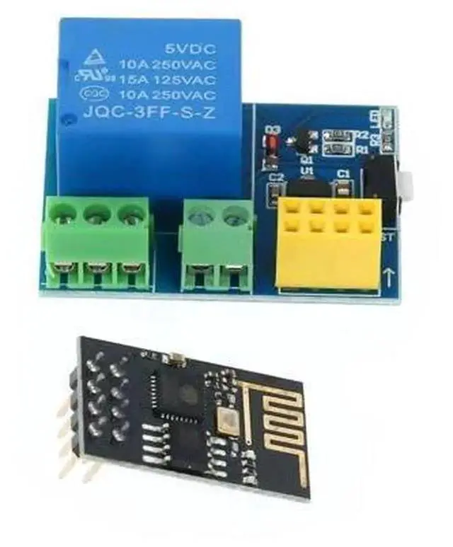 Alt view image 4 of 7 - ESP8266 WiFi Relay Module with ESP-01S, Wireless Remote Smart Control Switch, DIY Smart Socket Controller, Mobile WiFi On/Off Relay Board for Smart Home Automation, Electronic DIY Projects